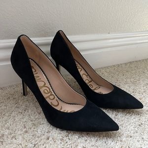 Sam Edelman Black Suede Heels